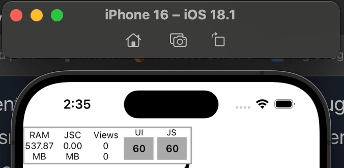 Performance monitor